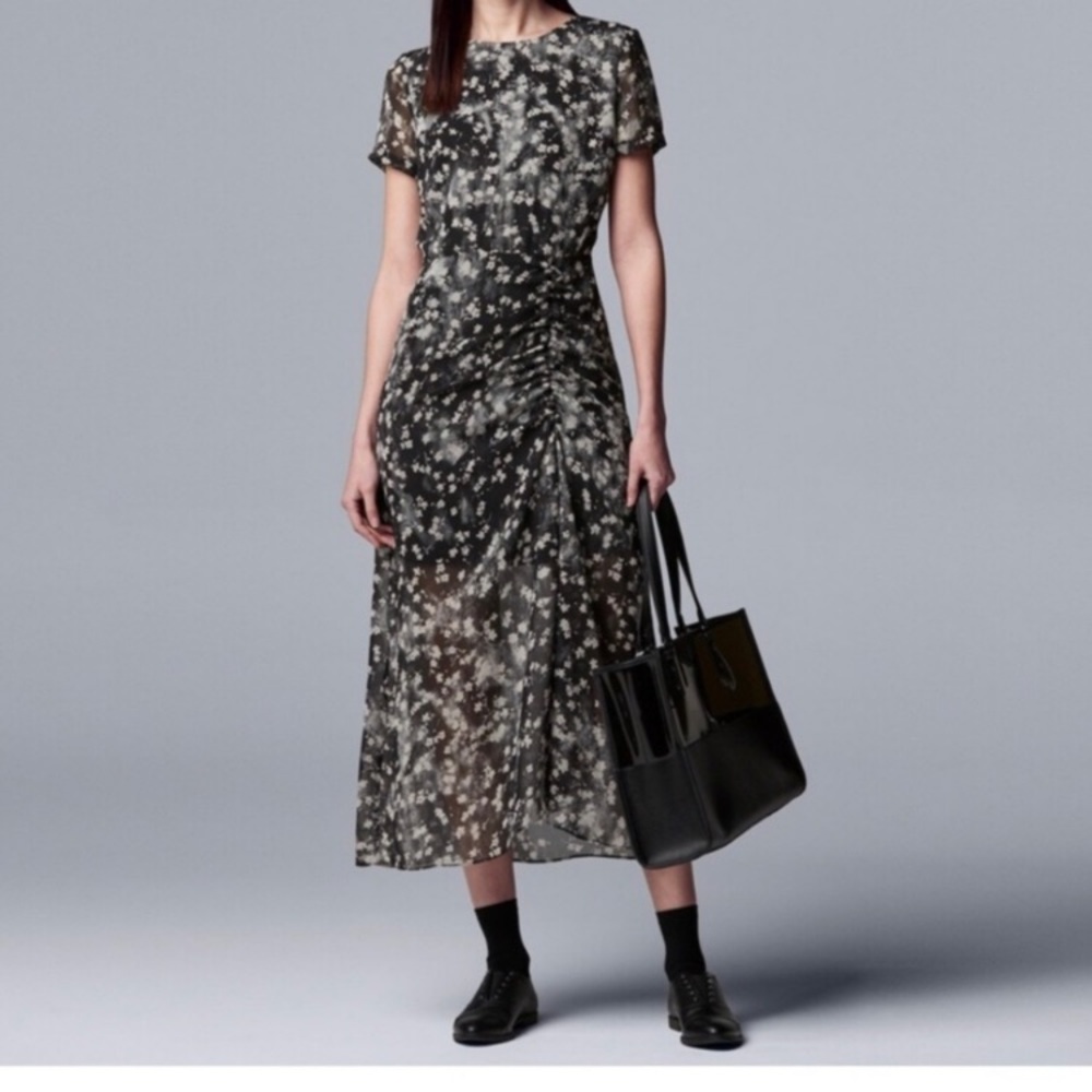 VERA WANG sheer Dress
